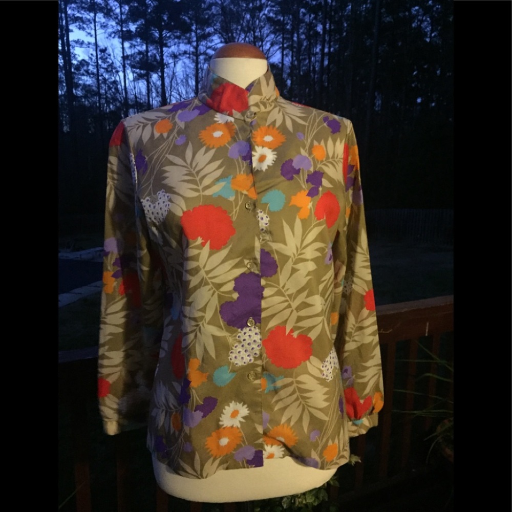 Vintage 1970’s Styled By Sybil Top- Union Made